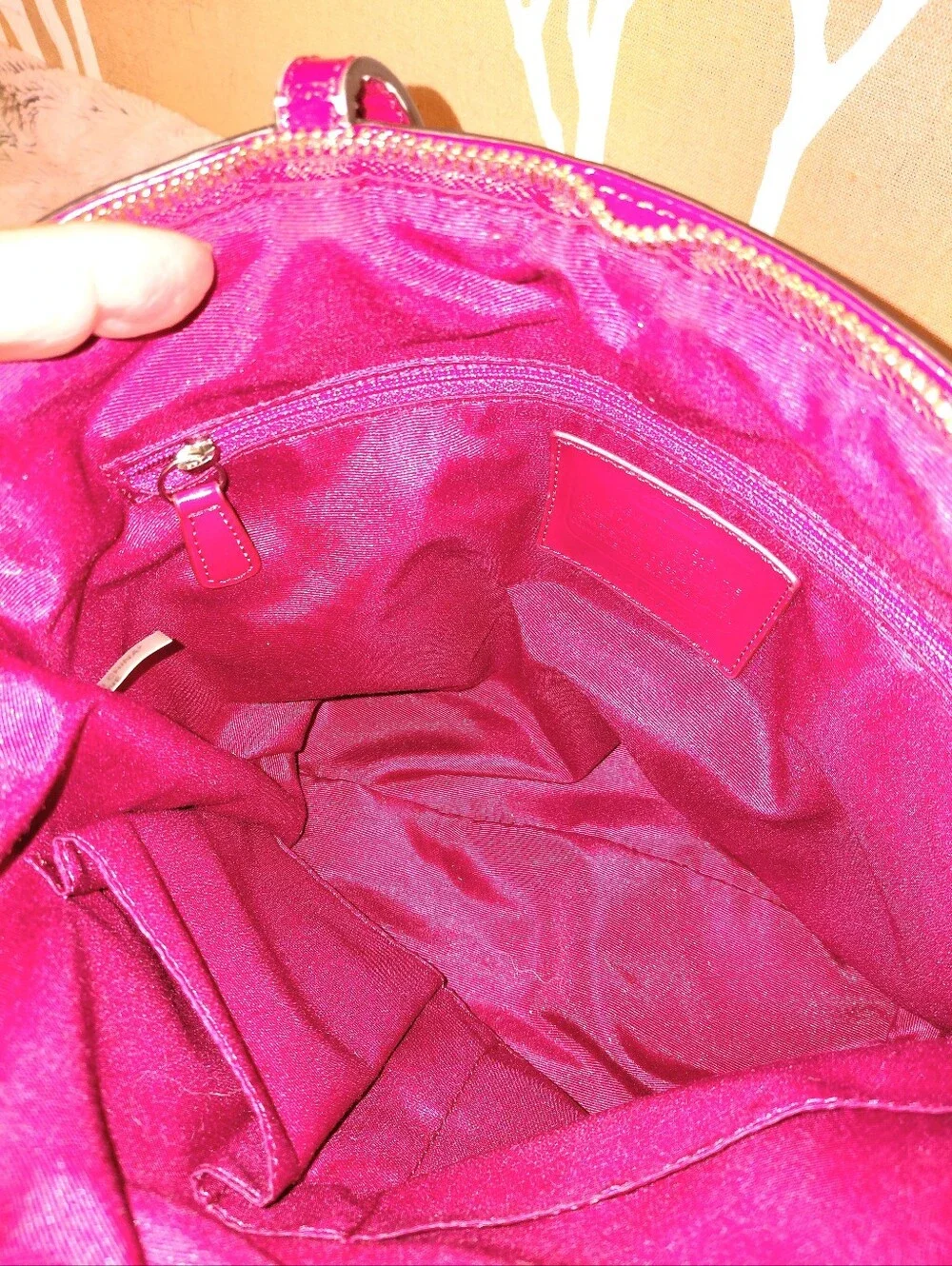 Coach tote vibrant